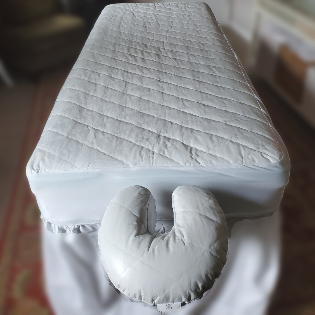 Quilted Waterproof Reversible Massage Table Cover