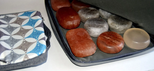 Salt Stone Travel Bag - Large (12 stones) (For Trade Show Only)
