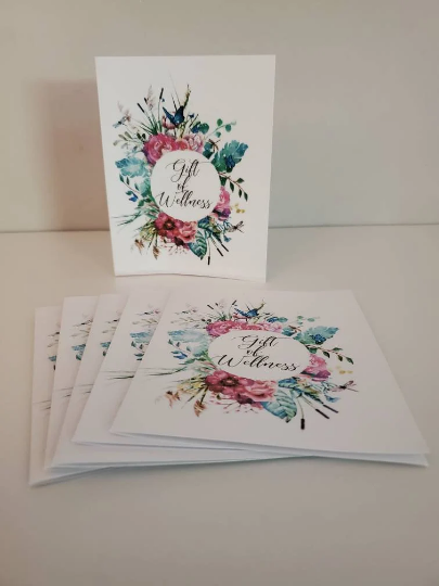 Beautiful Gift Certificates for Clients To Purchase