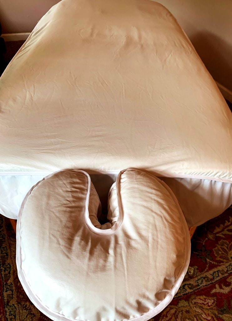 Reversible Waterproof Massage Table Cover + Head Rest Cover (For Trade Show Only)