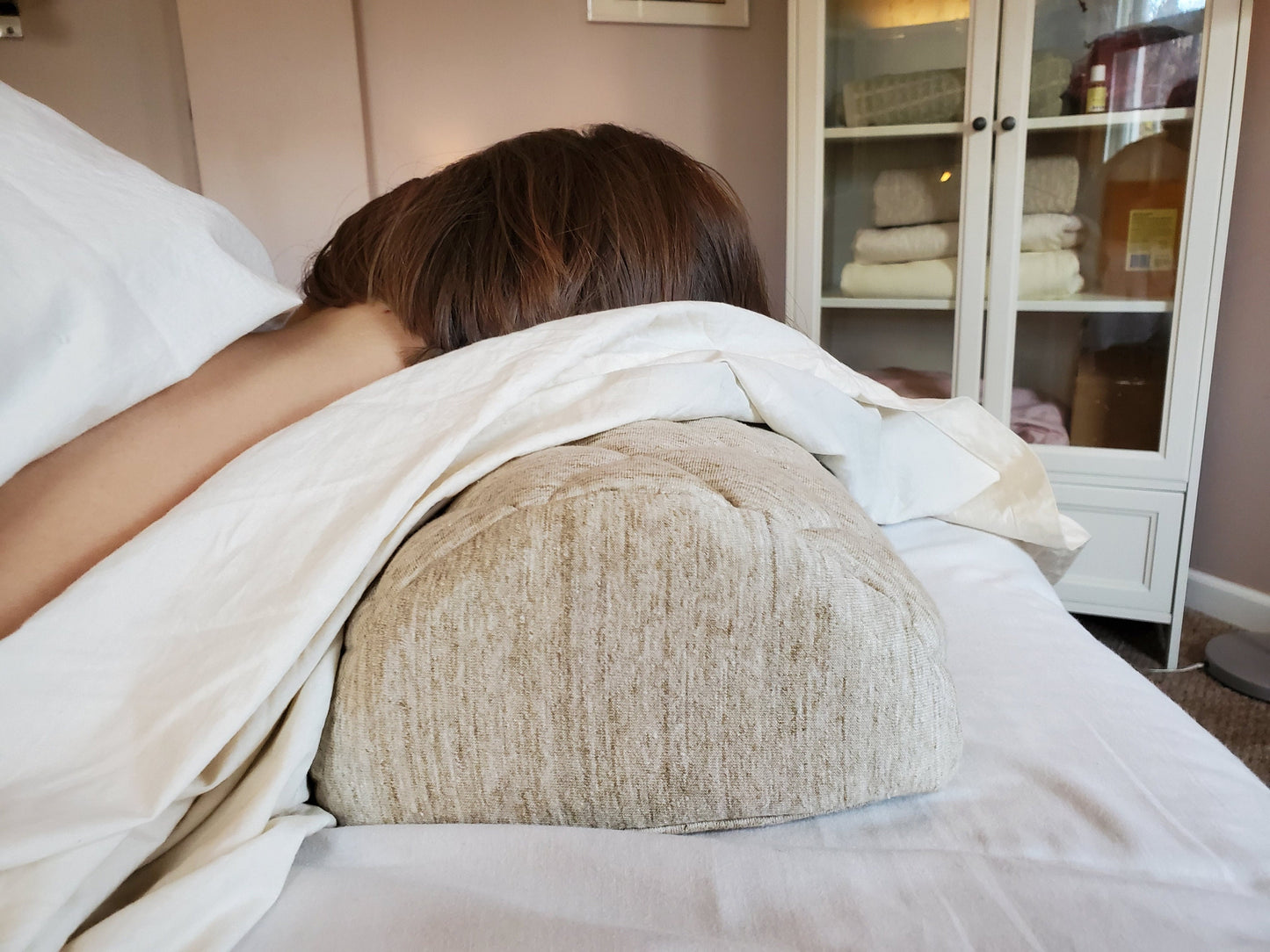 Massage Table Comfort System - Comfort Pad + Half Moon Pillow + Pad Cover