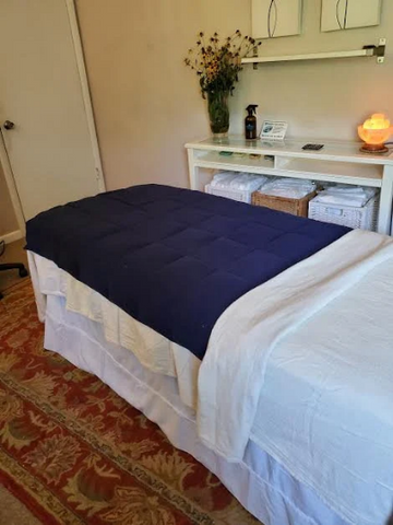 Weighted blanket, calming blanket for Massage Table - 10lbs