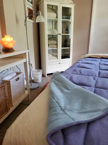 Weighted blanket, calming blanket for Massage Table - 10lbs