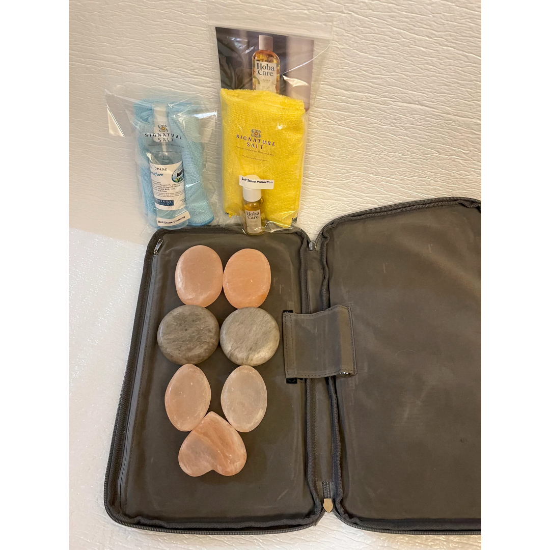 Salt Stone Starter Pack - Heated Bag with 7 stones - PMTI 50 Year Special!