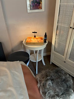 Bamboo Heating Tray with 15 Himalayan Salt Stones and Adjustable Thermostat - HOLIDAY SPECIAL