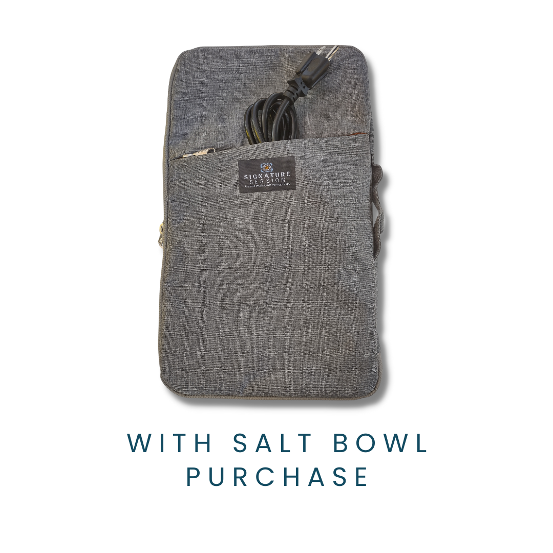 Gray Large Heated Travel Bag w/Salt Bowl Purchase