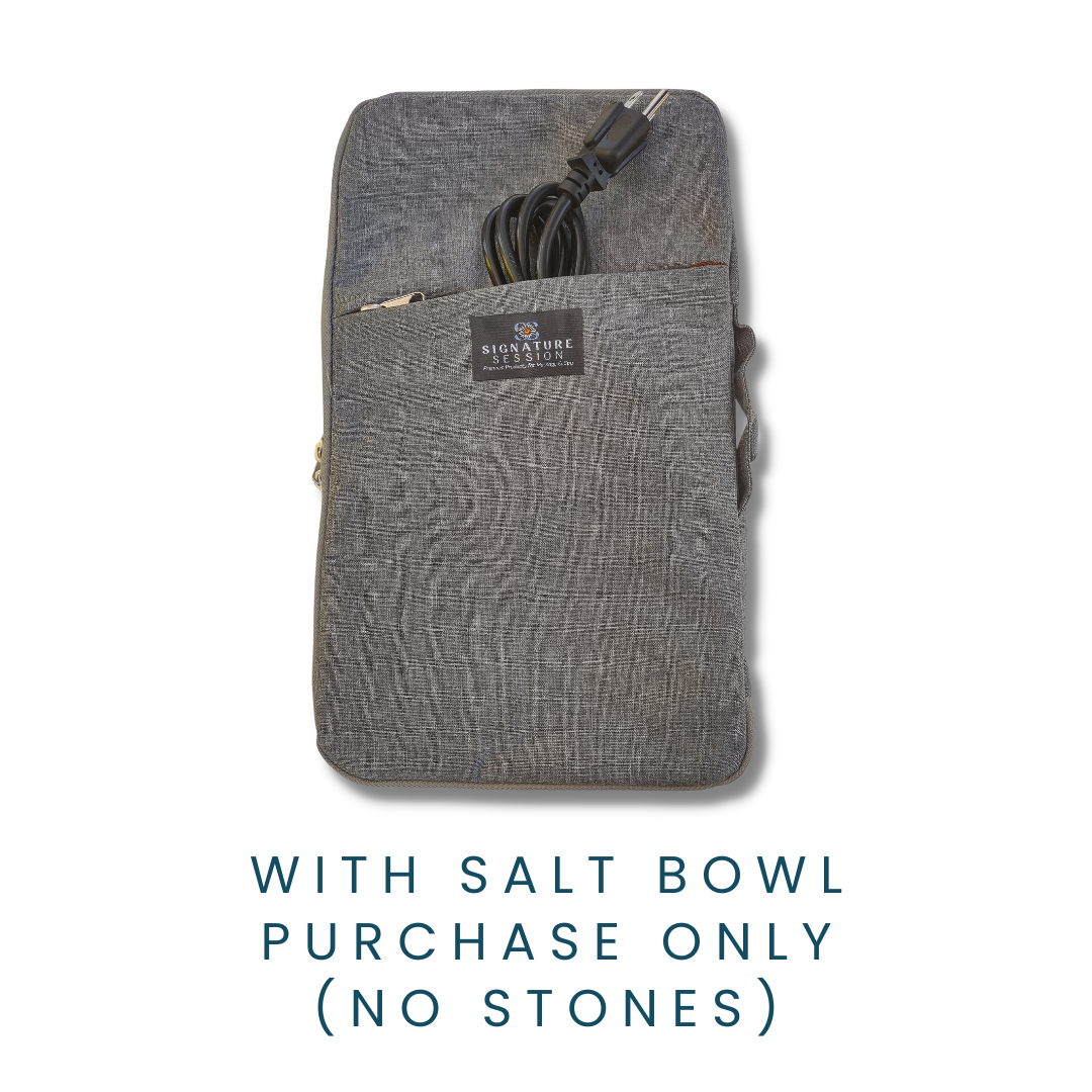 Large Salt Stone Travel Bag with no Salt Stones