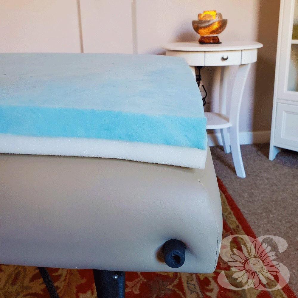 Massage Table Comfort System - Comfort Pad + Half Moon Pillow + Pad Cover