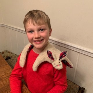 Neck Warmer Funny Bunny for kids and adults