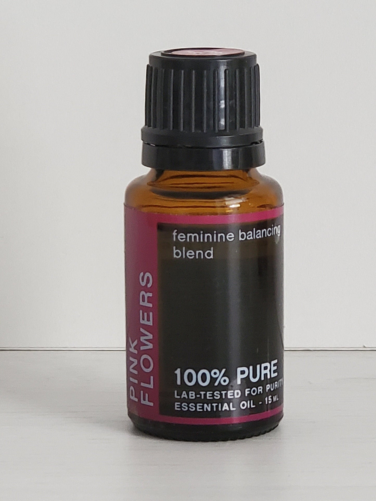 Essential Oil Feminine Balance Blend 'Pink Flowers' - 15ml