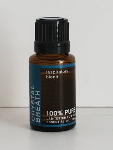 Essential Oil Respiratory Blend 'Crystal Breath'- 15 ml
