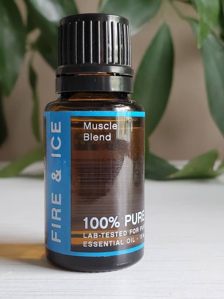 Essential Oil Muscle Blend 'Fire and Ice' - 15ml