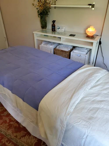 Weighted blanket, calming blanket for Massage Table