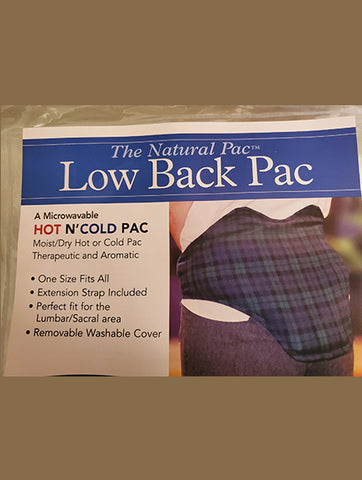 Soothing Warm Low Back Pack, moist heat, pain relief. relief for low back pain